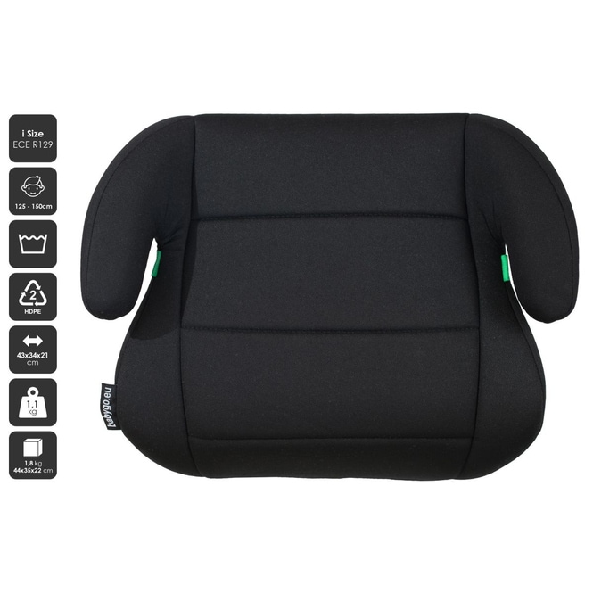 babyGO - Sitzerhöhung BOOSTER i-Size - schwarz