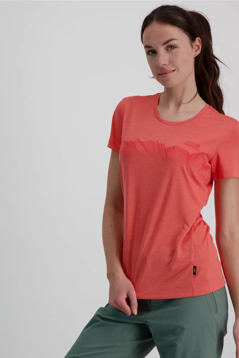 Jack Wolfskin Crosstrail Graphic Damen T-Shirt