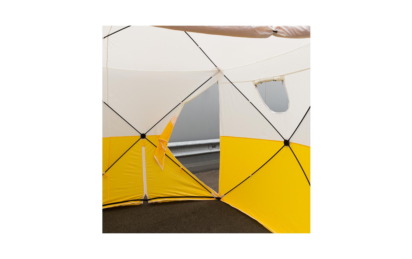 Bau- und Arbeitszelt 2 x 2 x 2 m<br>Wasserdichtes und UV-resitentes Zelt