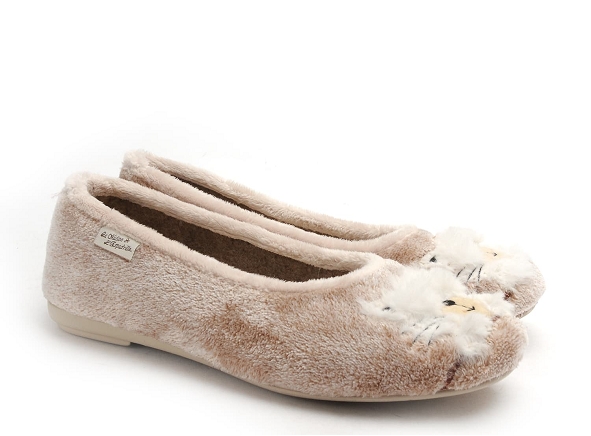 La maison de l espadrille chaussons femme 6054 4 rose