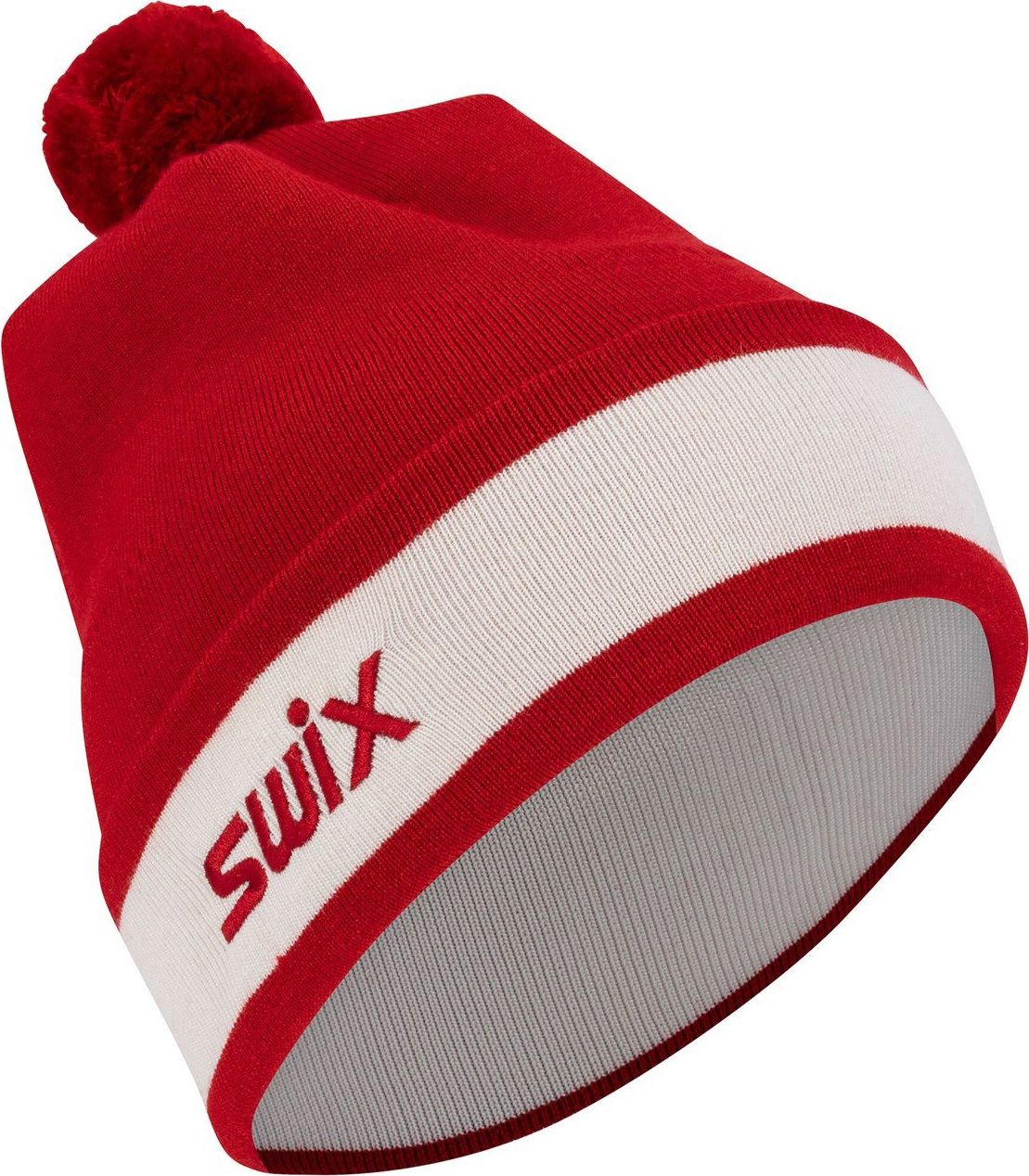 Tradition Fold Up Beanie Swix Red