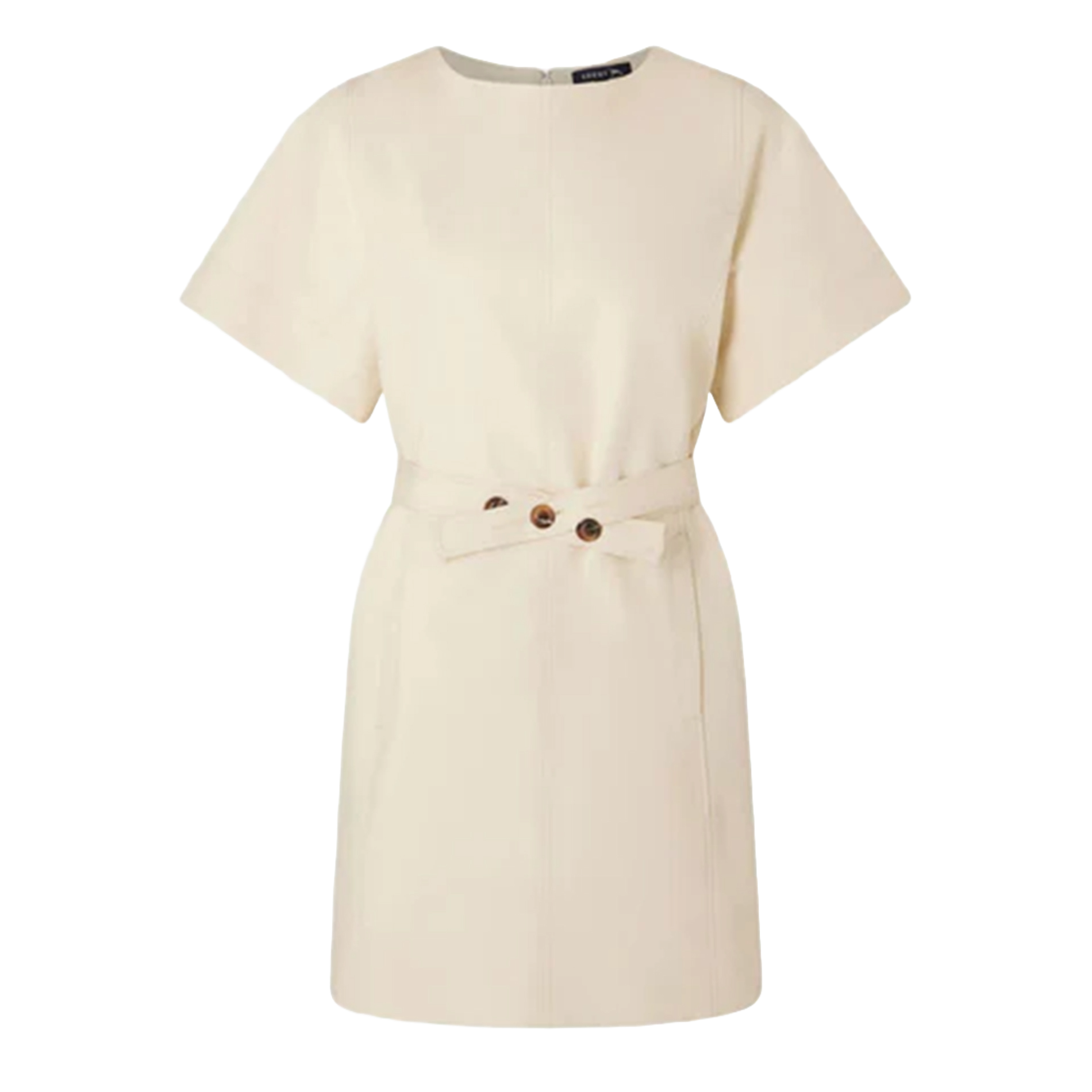 ECLAIR - Robe col en coton| Blanc