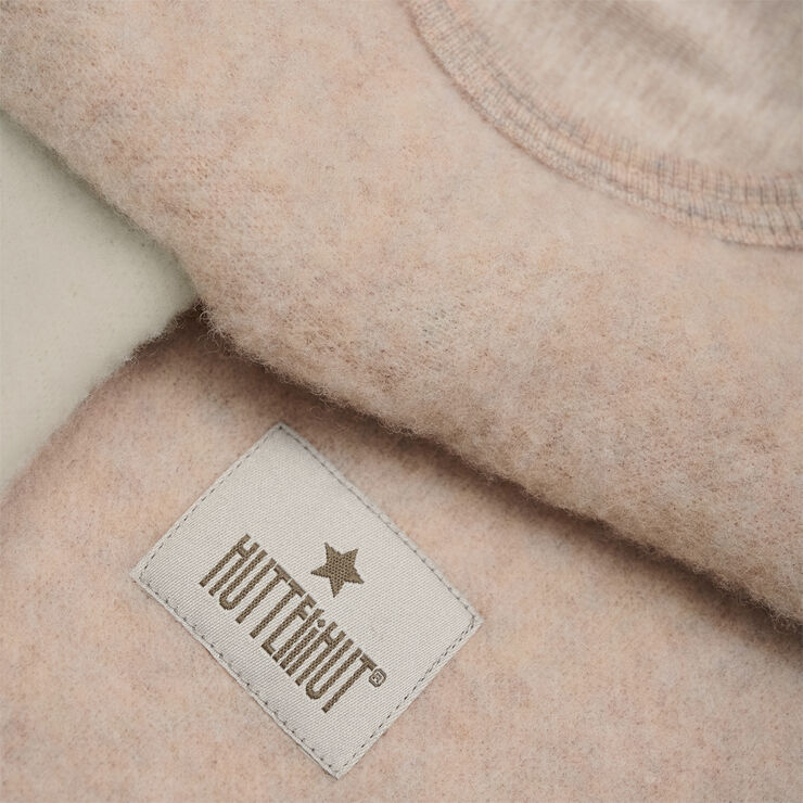 Huttelihut Balaclava Wool Fleece w. Lin. Mahogany rose