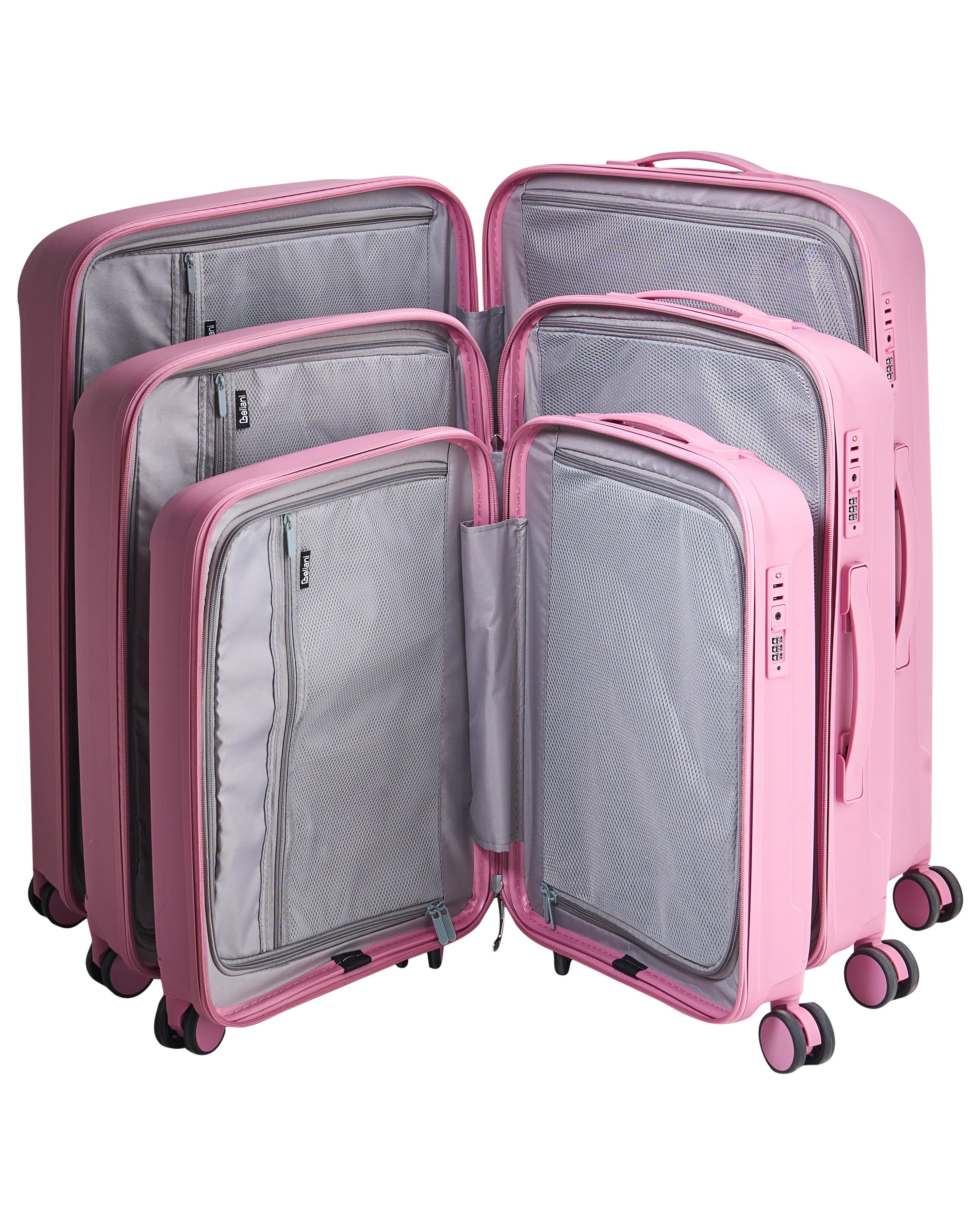 Set van 3 harde koffers TONSAI Roze