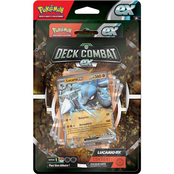 Deck Combat Pokémon ex : kit d'initiation