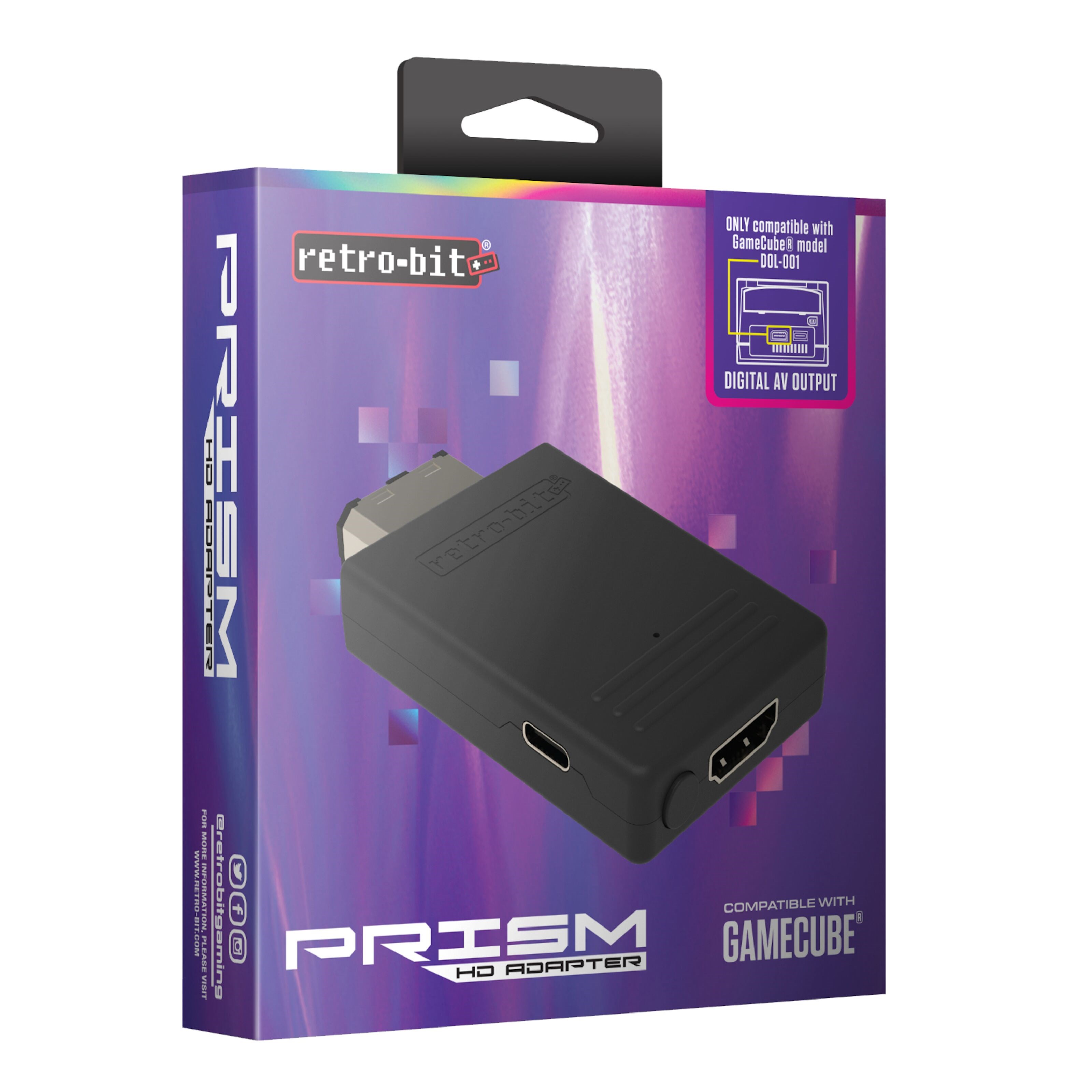 Retro-bit Prism HD Gamecube til HDMI-adapter