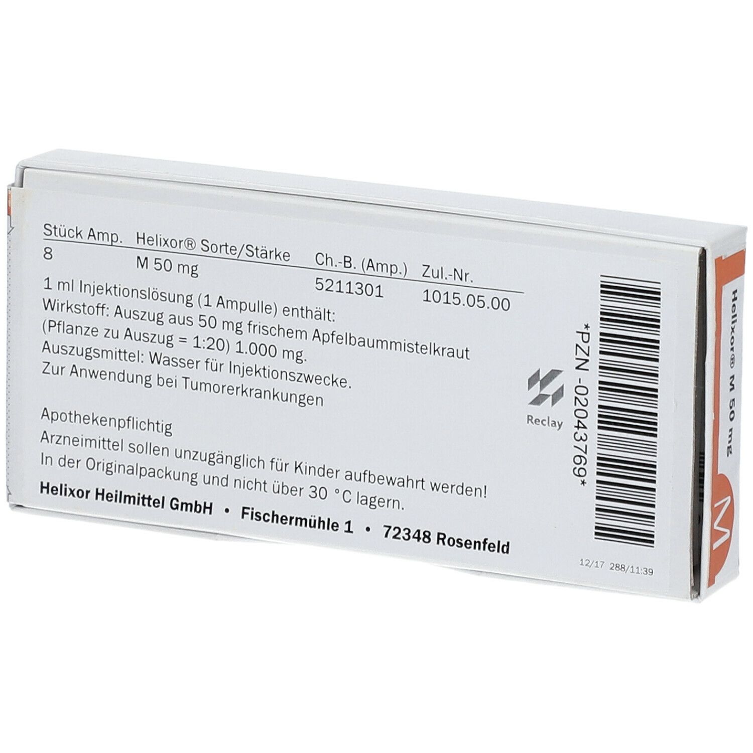 Helixor® M  50 mg