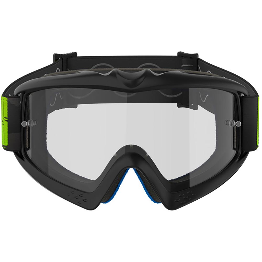 Alpinestars - Masque enfant Vision Youth Hollow Anthracite / Jaune fluo / Transparent