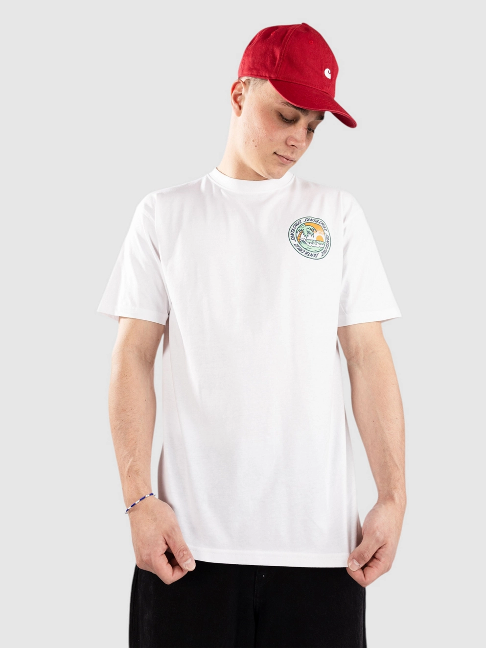 Santa Cruz Paradise Break T-Shirt white