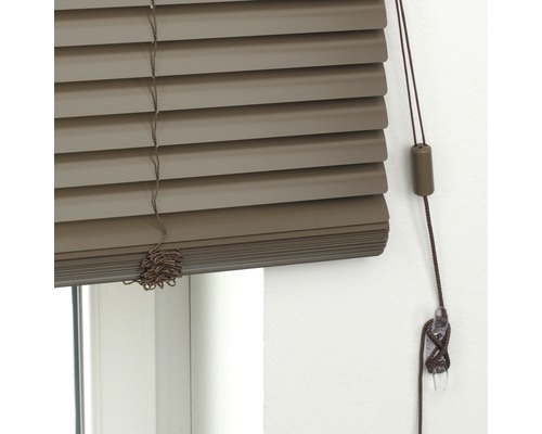 Soluna DIM-OUT aluminium jaloezie 40x170 cm mokka, met 20% meer lamellen voor betere verduistering