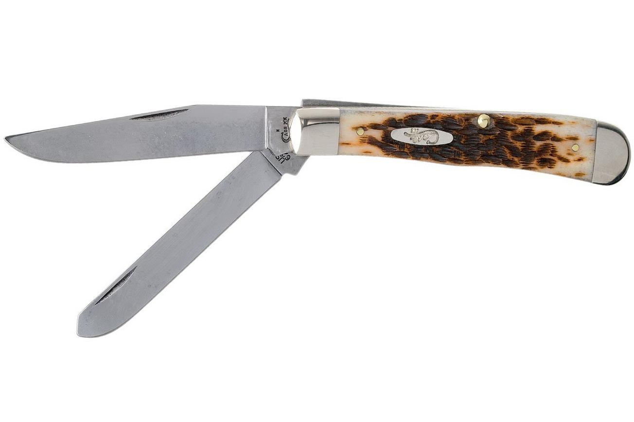 Case Trapper Amber Jigged Bone, 00163, 6254 CV zakmes