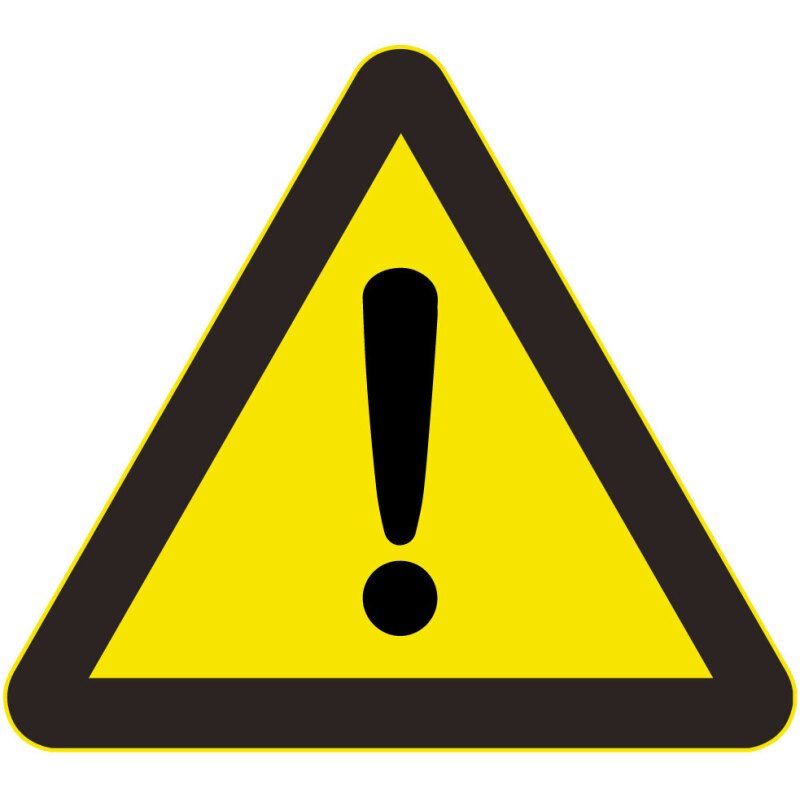 Panneau triangle ATTENTION