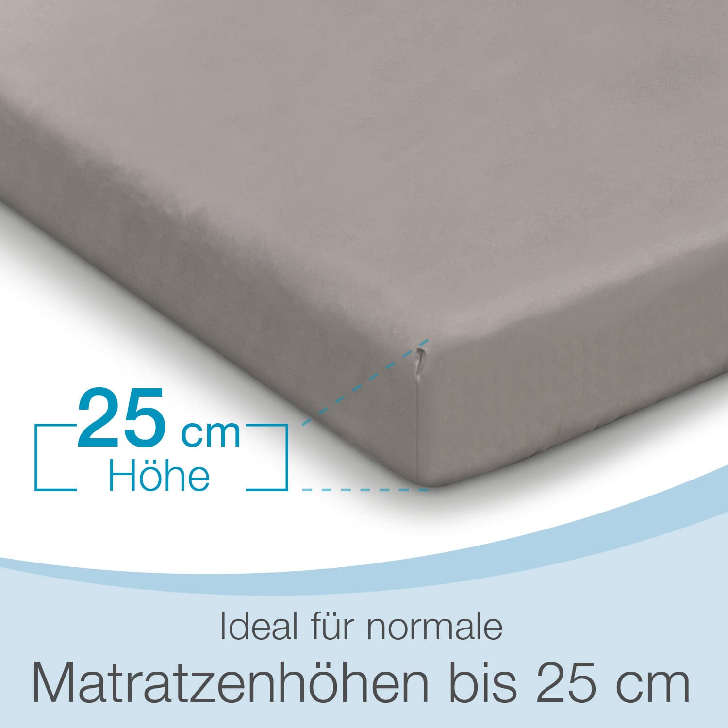 aktivshop Spannbettlaken Matratzenschutz »Wasserdicht«, 80x200x25cm