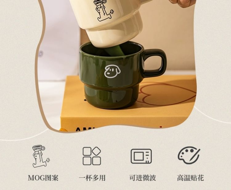 Koringa - Honden keramische drinkbeker (diverse ontwerpen)