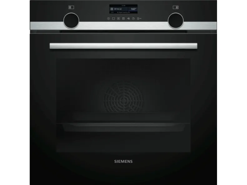Siemens iQ500 HB579GBS0 - Ovn - til indbygning - niche - bredde: 56 cm - dybde: 55 cm - højde: 58.5 cm - med selv-rengøring - Klasse A - rustfrit stål