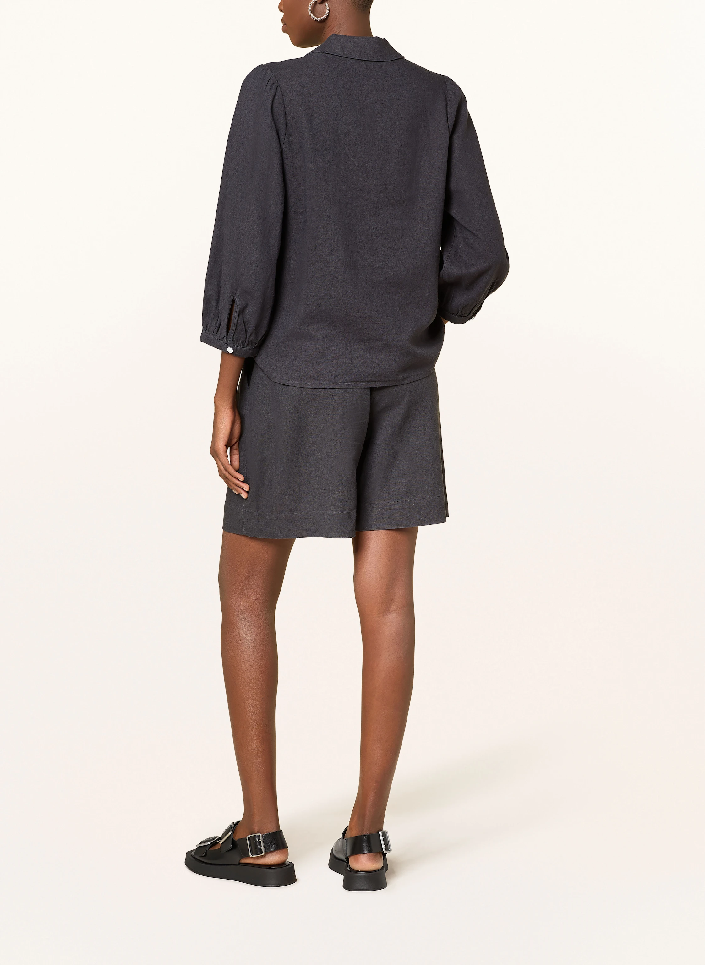 MSCH COPENHAGEN Bluse MSCHPENNIE GINIA mit Leinen und 3/4-Arm