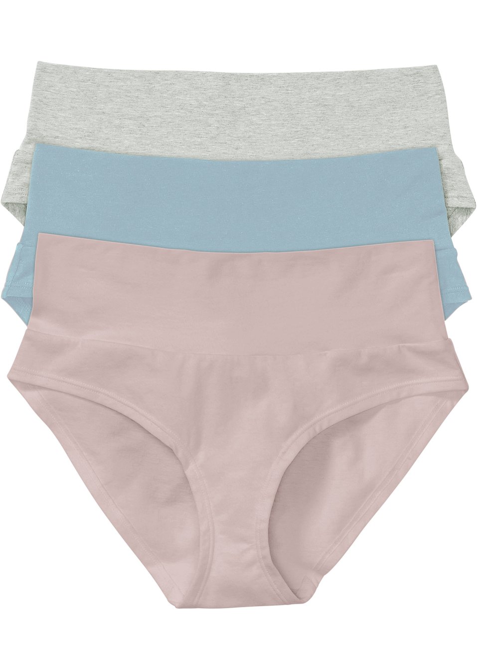 Lot de 3 culottes de grossesse avec coton