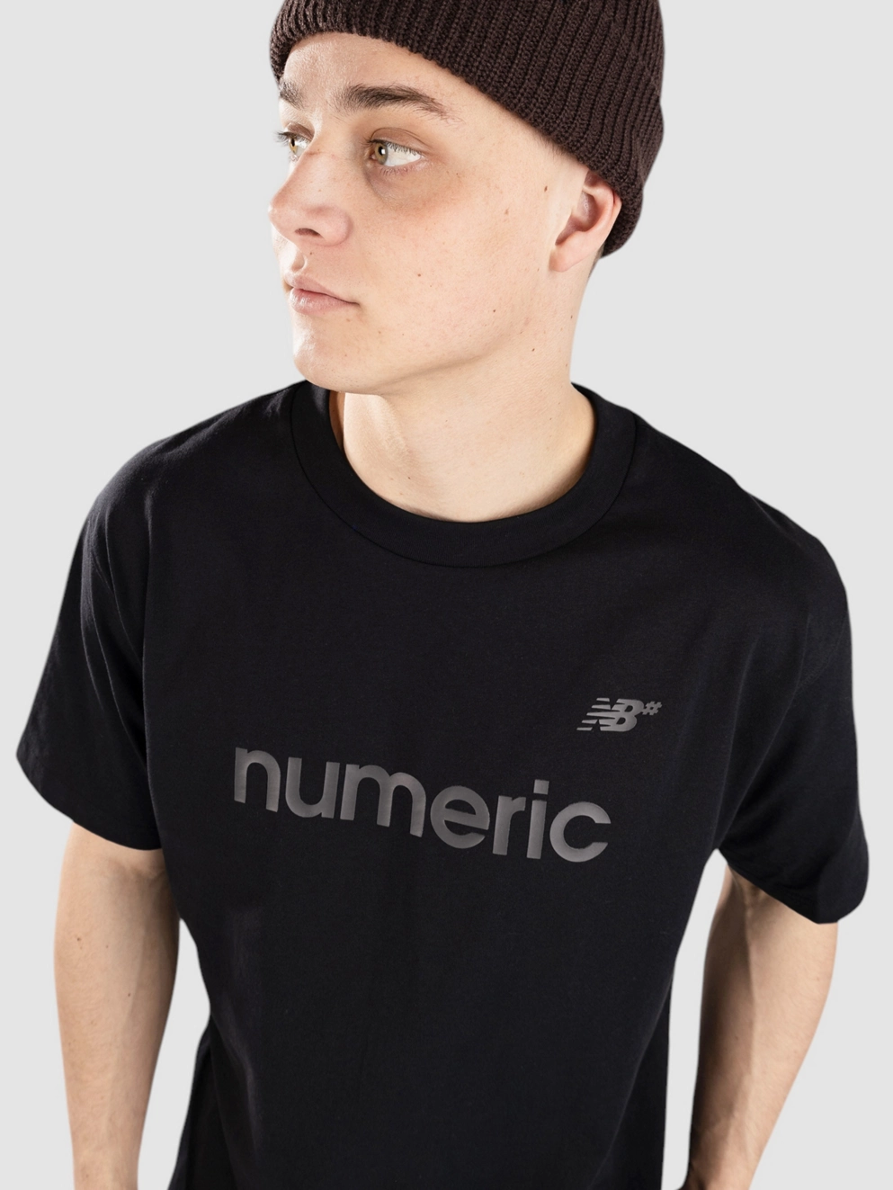 New Balance Numeric Cotton T-Shirt black