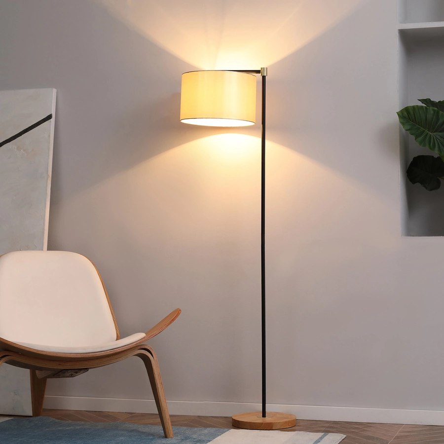 HOMCOM Stehleuchte mit Hängeoptik bunt