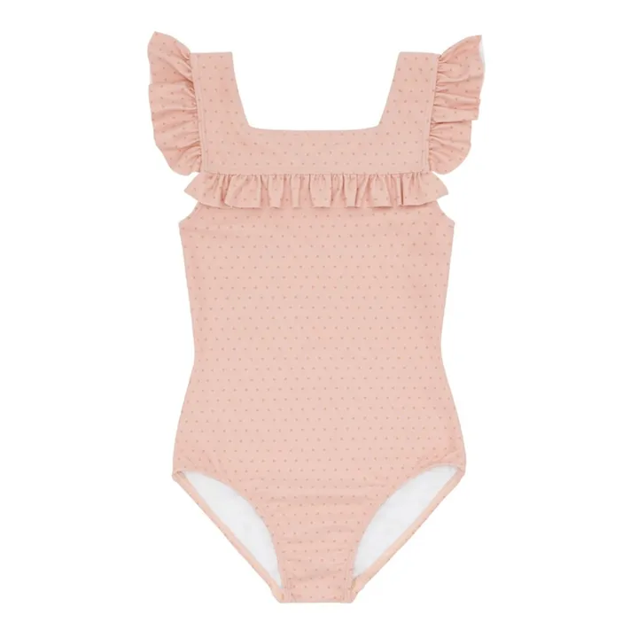 Minnow Maillot 1 Pièce Square Pois | Rose