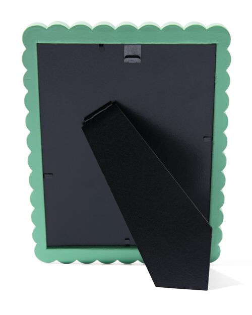 cadre photo 15x20 bois petites boules vert