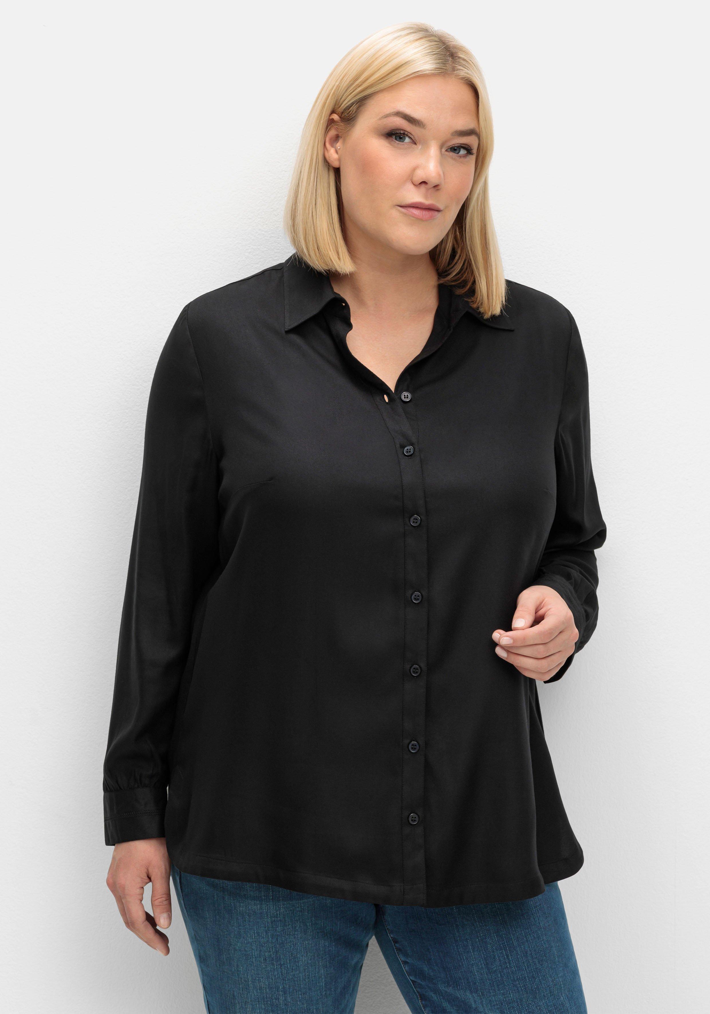 Bluse aus weich fließendem Viskose-Twill