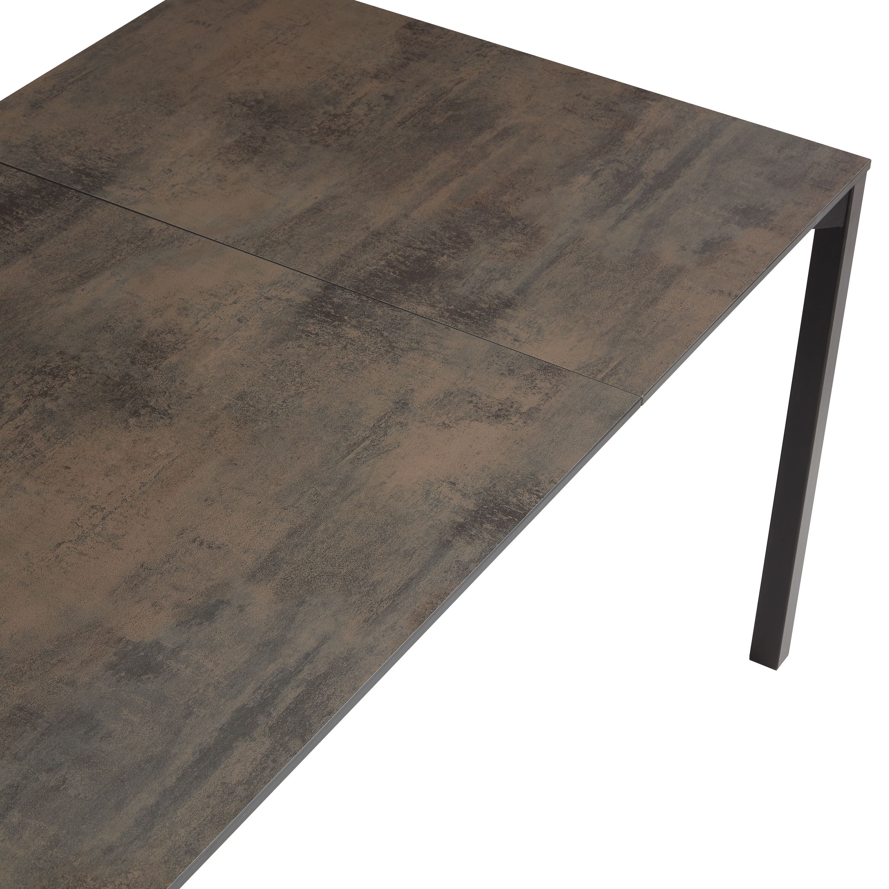 MALO AZ Tisch Schwarz matt HPL Oxido - OXIDO TERRA / B: 190.0 cm x T: 90.0 cm x H: 75.0 cm