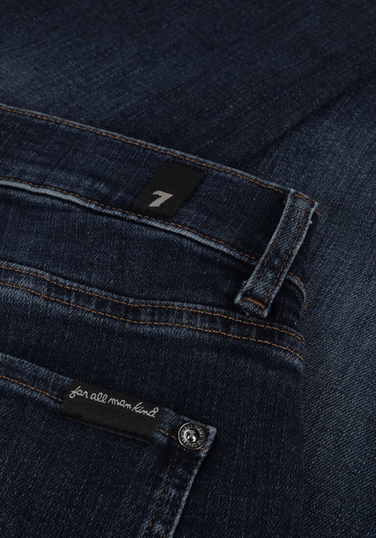 7 FOR ALL MANKIND donkerblauwe 7 for all mankind slim fit jeans slimmy tapered stretch tek native