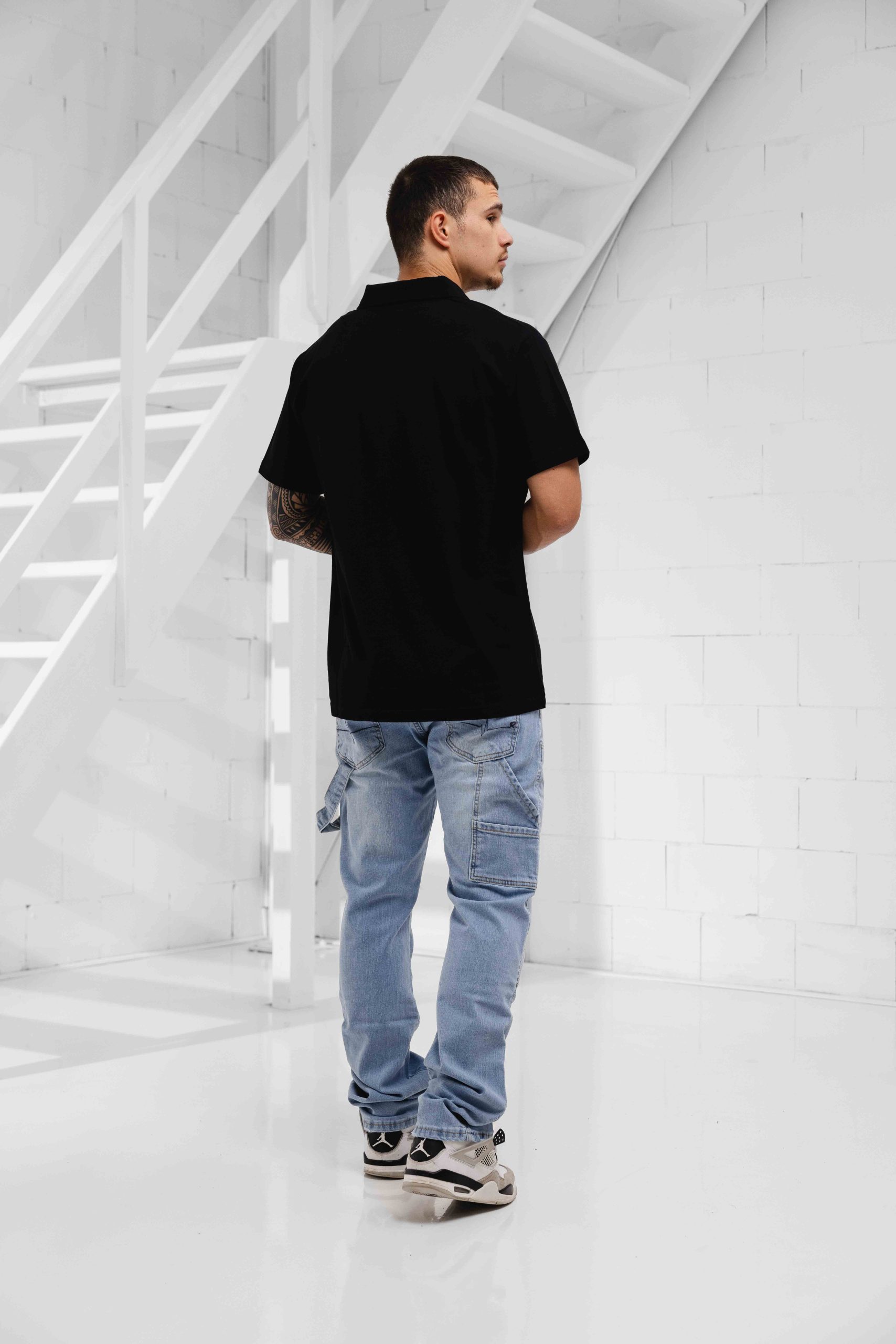 Iceberg L5 Polo Heren Zwart