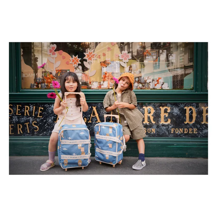 JOJO FACTORY Valise Popcorn | Bleu