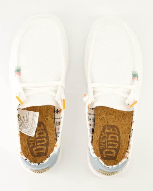 Hey Dude Wendy Boho Slipper in Weiß