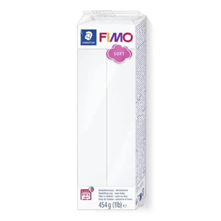 STAEDTLER® FIMO® soft 8021 Ofenhärtende Modelliermasse 454g weiß