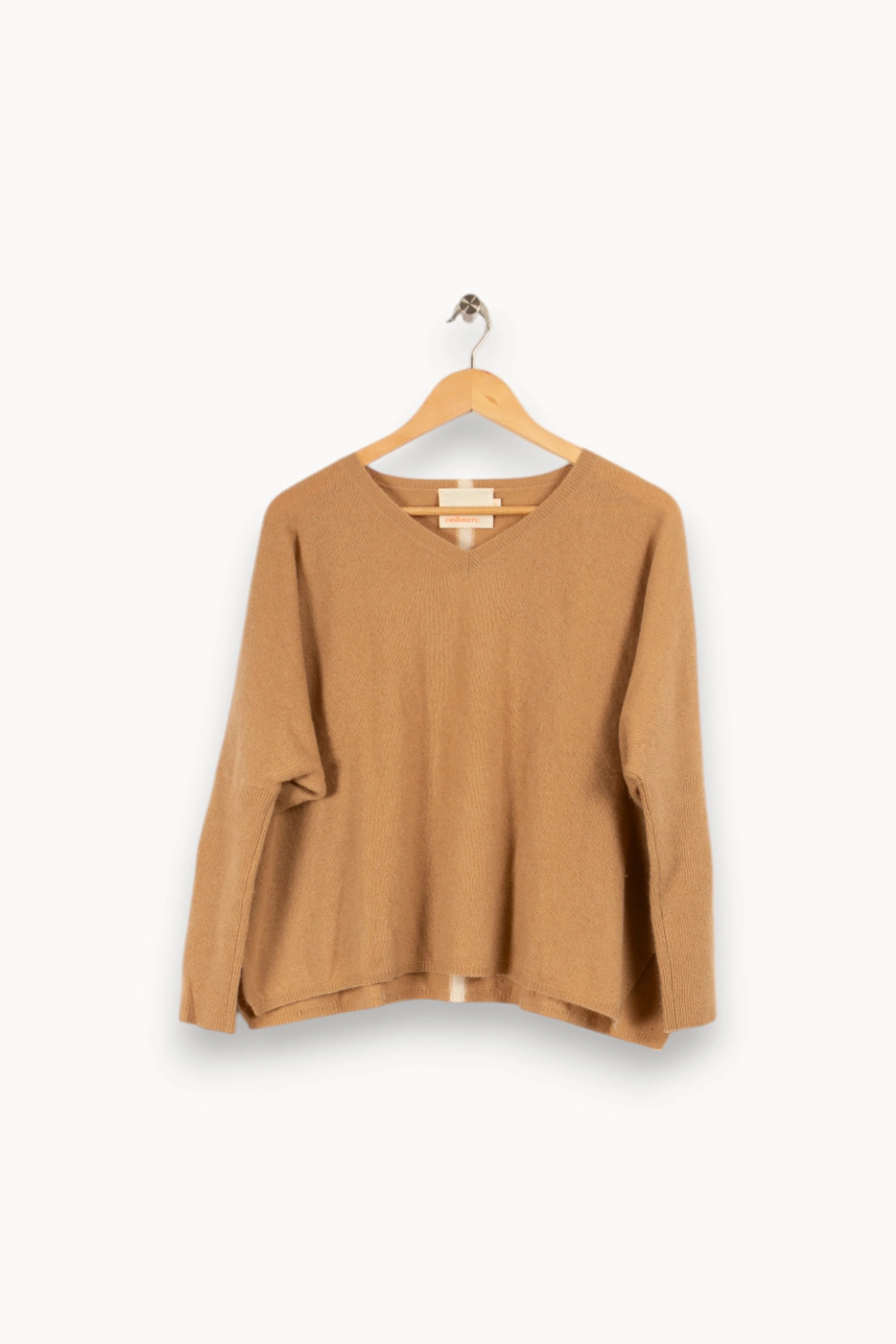 Poncho 100 cashmere | Beige