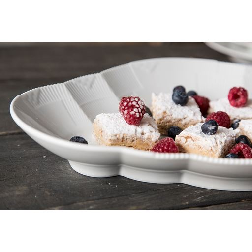 Royal Copenhagen Hvid Elements Serveringsfad, 15,5x23 cm