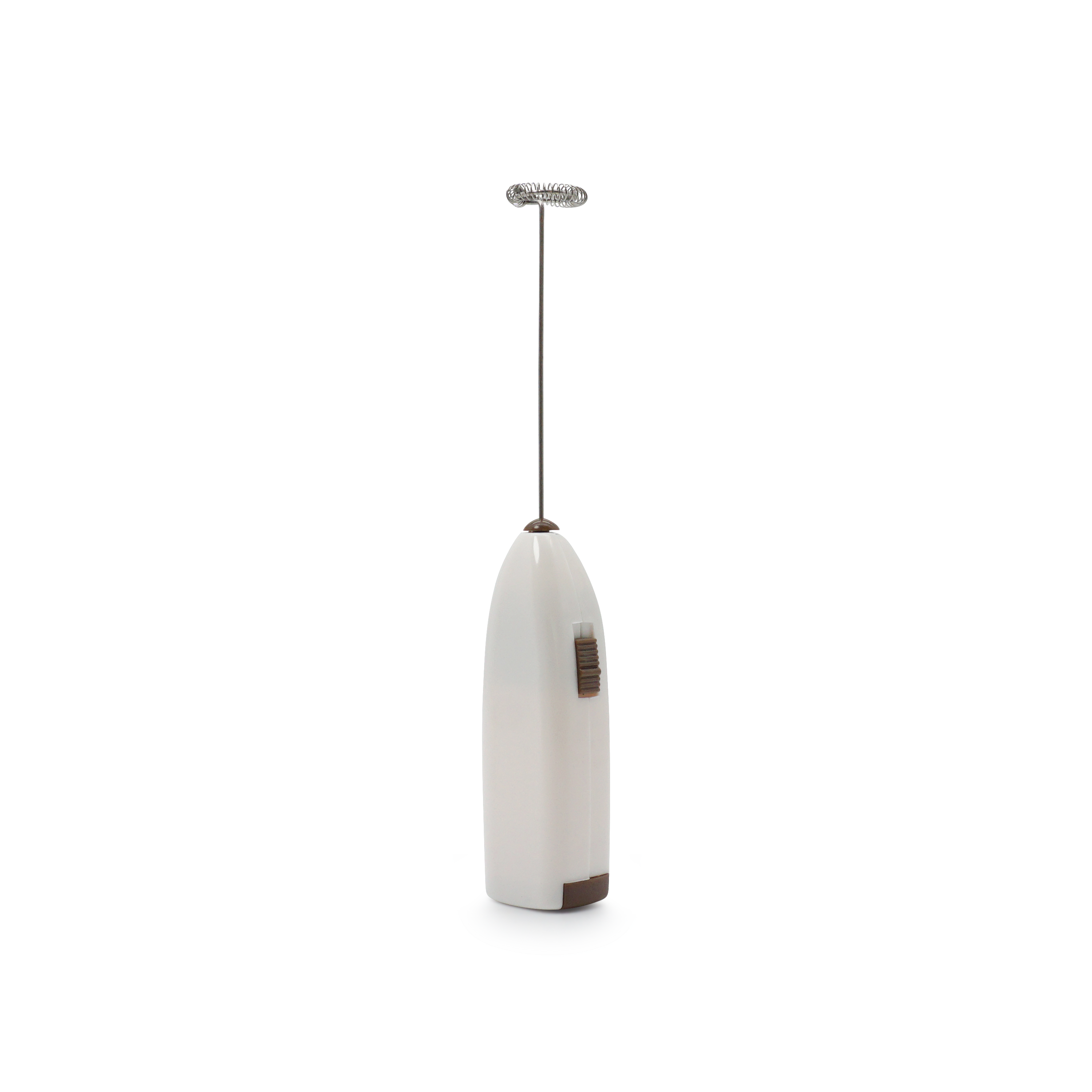 Milch Aufschäumer Handmixer für Kaffee   Milch (Batteriebetrieben) - Weiss