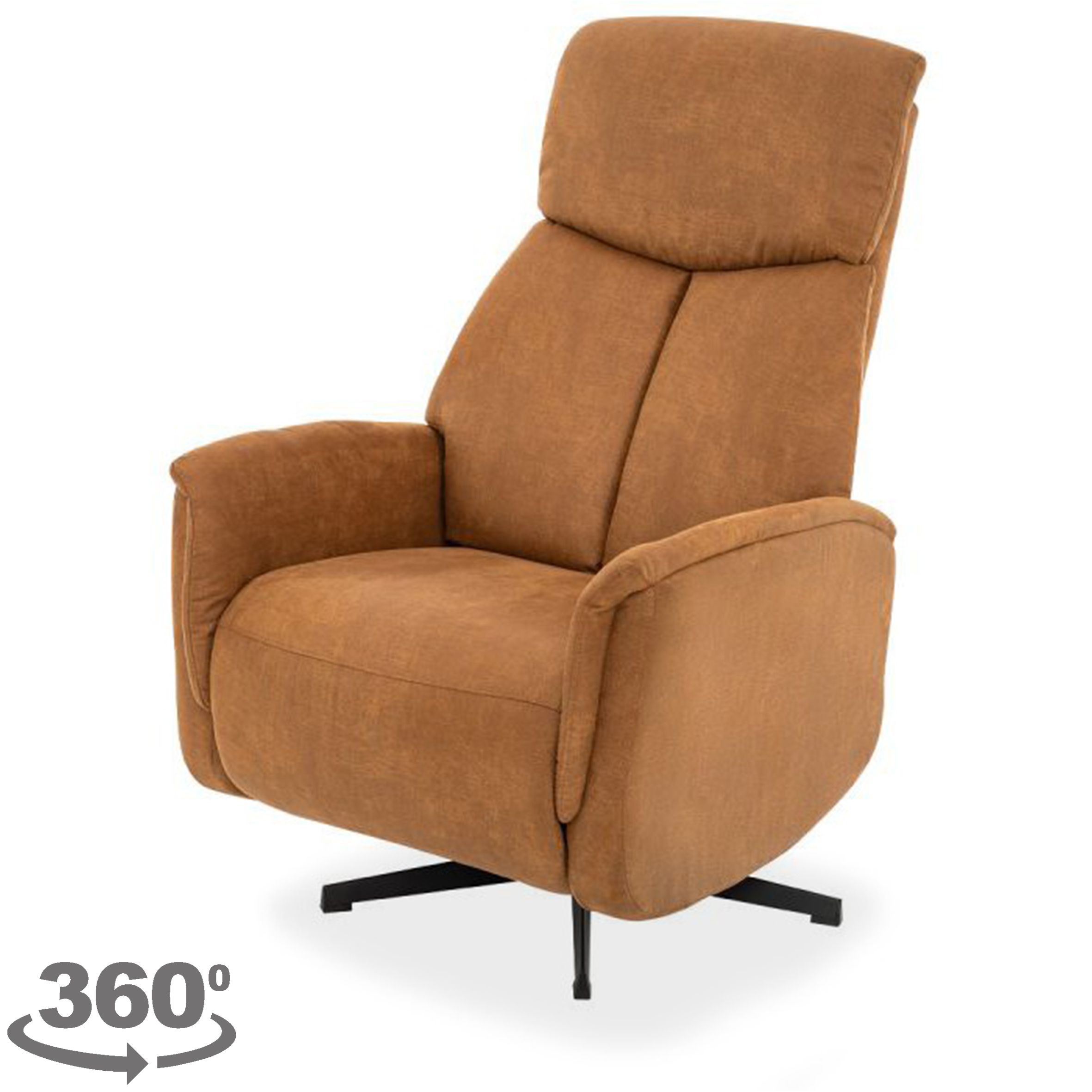 Relaxfauteuil Cognac CM-55.039 Helsinki B73 x D86 x H114 cm