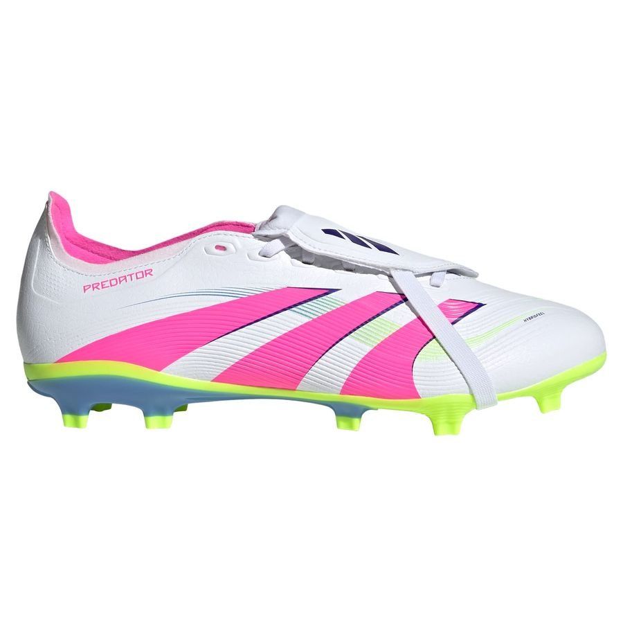 adidas Predator League Fold-over Tongue FG/AG Celestial Victory - Blanc/Lucid Pink/Lucid Lemon