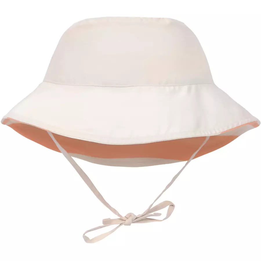 LÄSSIG UV-Sonnenhut Block Stripes weiß rosa orange