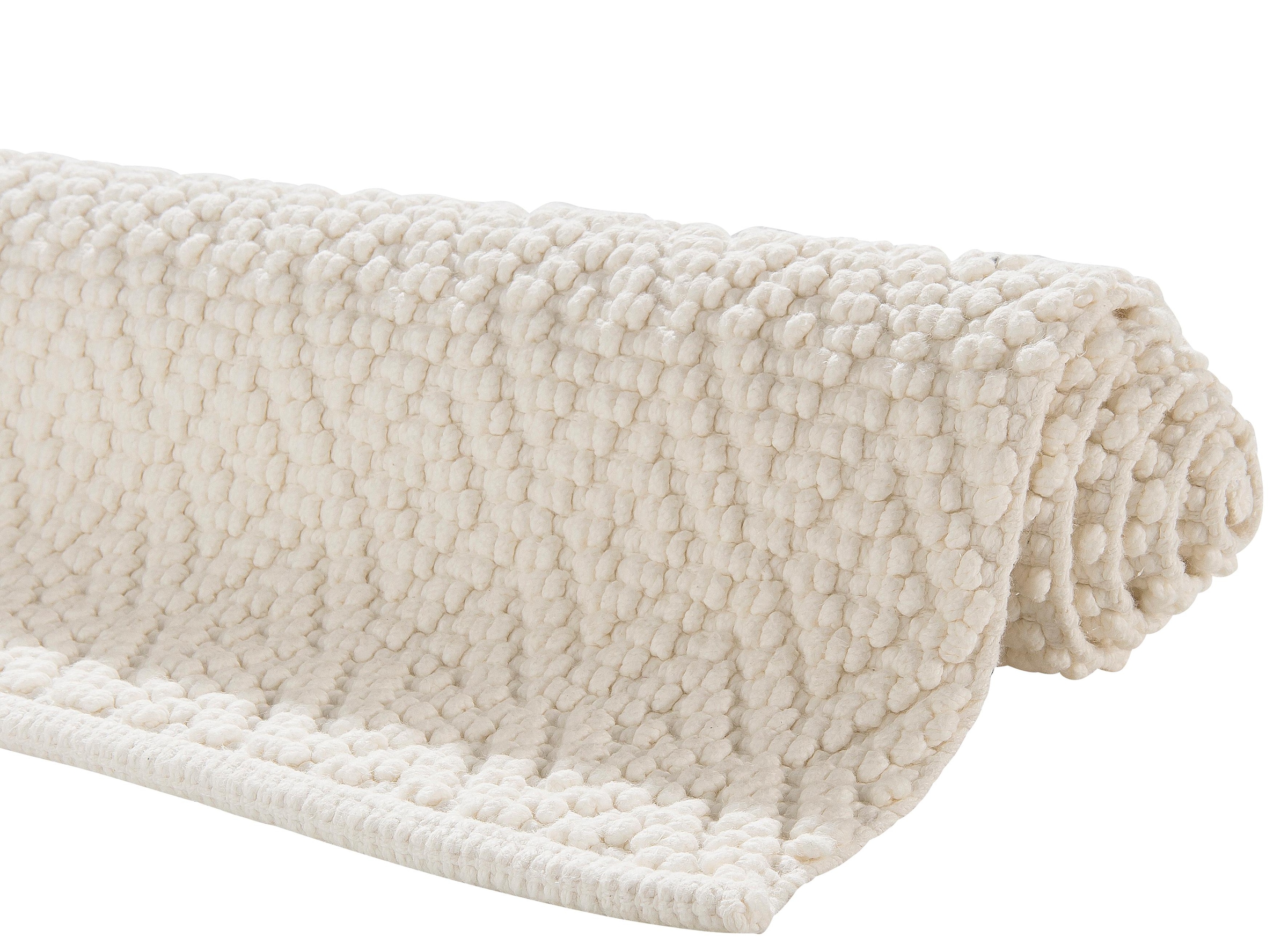 my home Badematte »Numan, Badvorleger, Badezimmer Teppich« Höhe 10 mm fussbodenheizungsgeeignet | strapazierfähig Rauten-Muster, Badteppich, auch als 3 teiliges Set erhältlich
