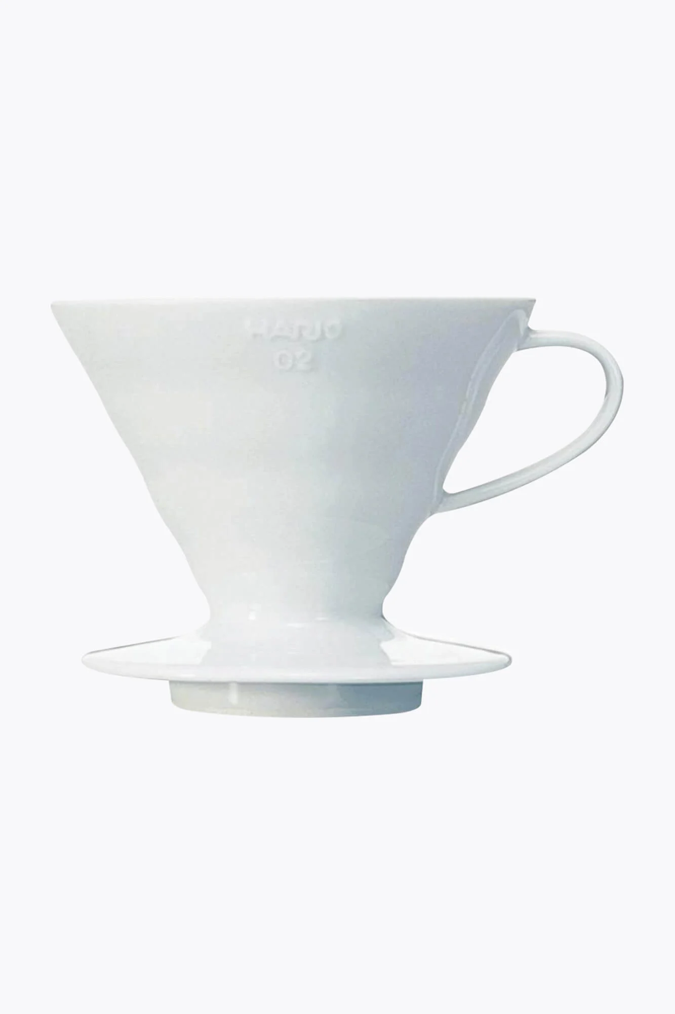 Hario V60 Dripper 02 Keramik Kaffeefilter (Handfilter) weiß