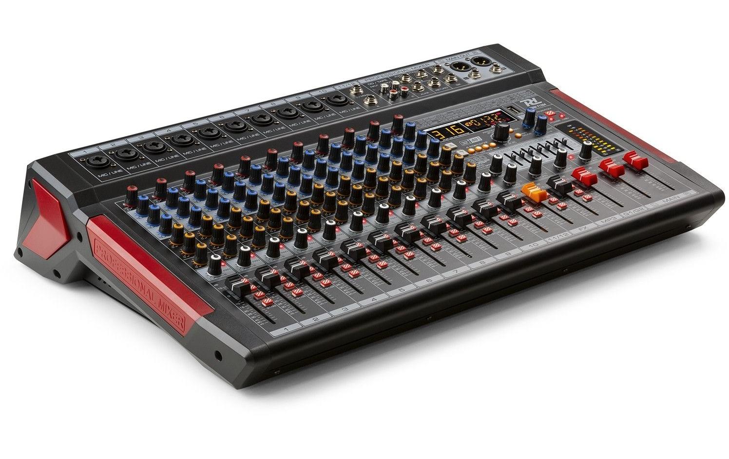Mischpult PDM-T1204<br>Bühnenmischer mit einem 32-Bit-DSP-Effektprozessor