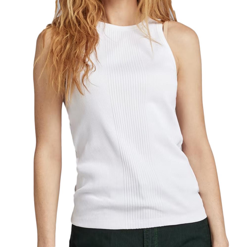 Débardeur Blanc Femme G-Star Raw D19323