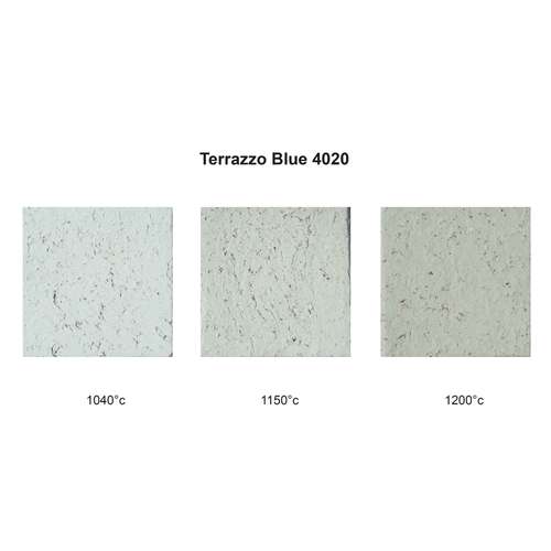 Tonmasse Terrazzo blue, grob schamottiert