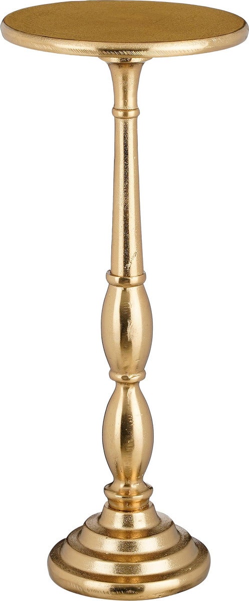 Mica Decorations bijzettafel Duco goud D 25 H 61 cm