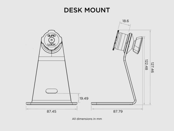 Quad Lock Desk Mount