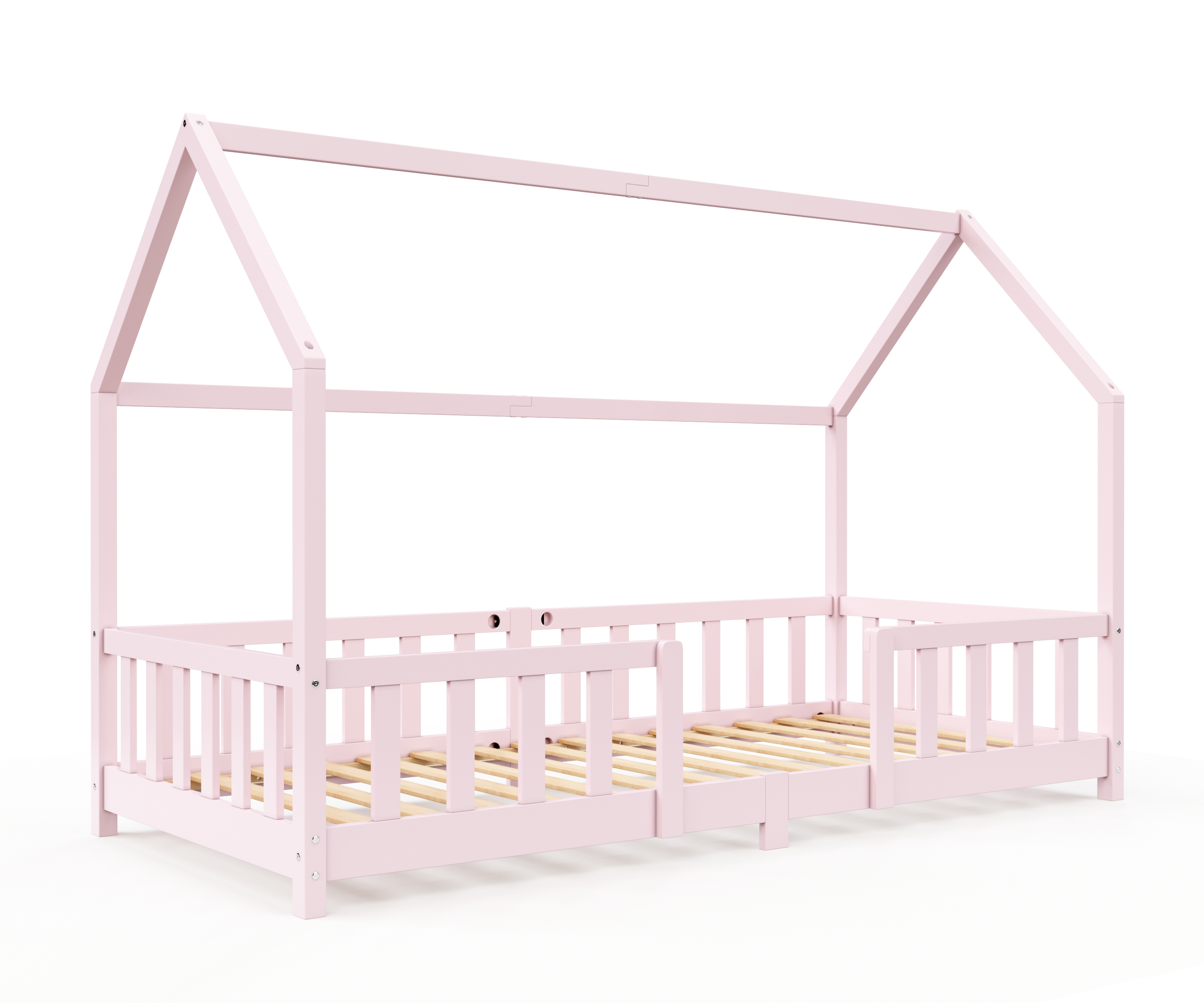 Kinderbett MAISON 90 x 200 cm rosa
