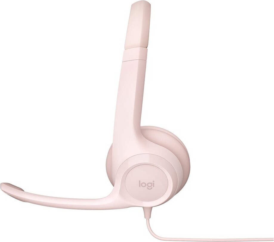 Logitech H390 - Headset Med Mikrofon - USB Wired - Rosa