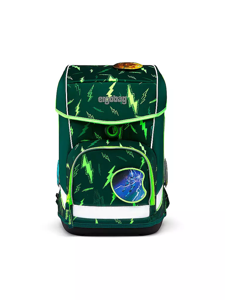 ERGOBAG Schultaschen Set 5-tlg. Cubo Light - Bärtastisch grün