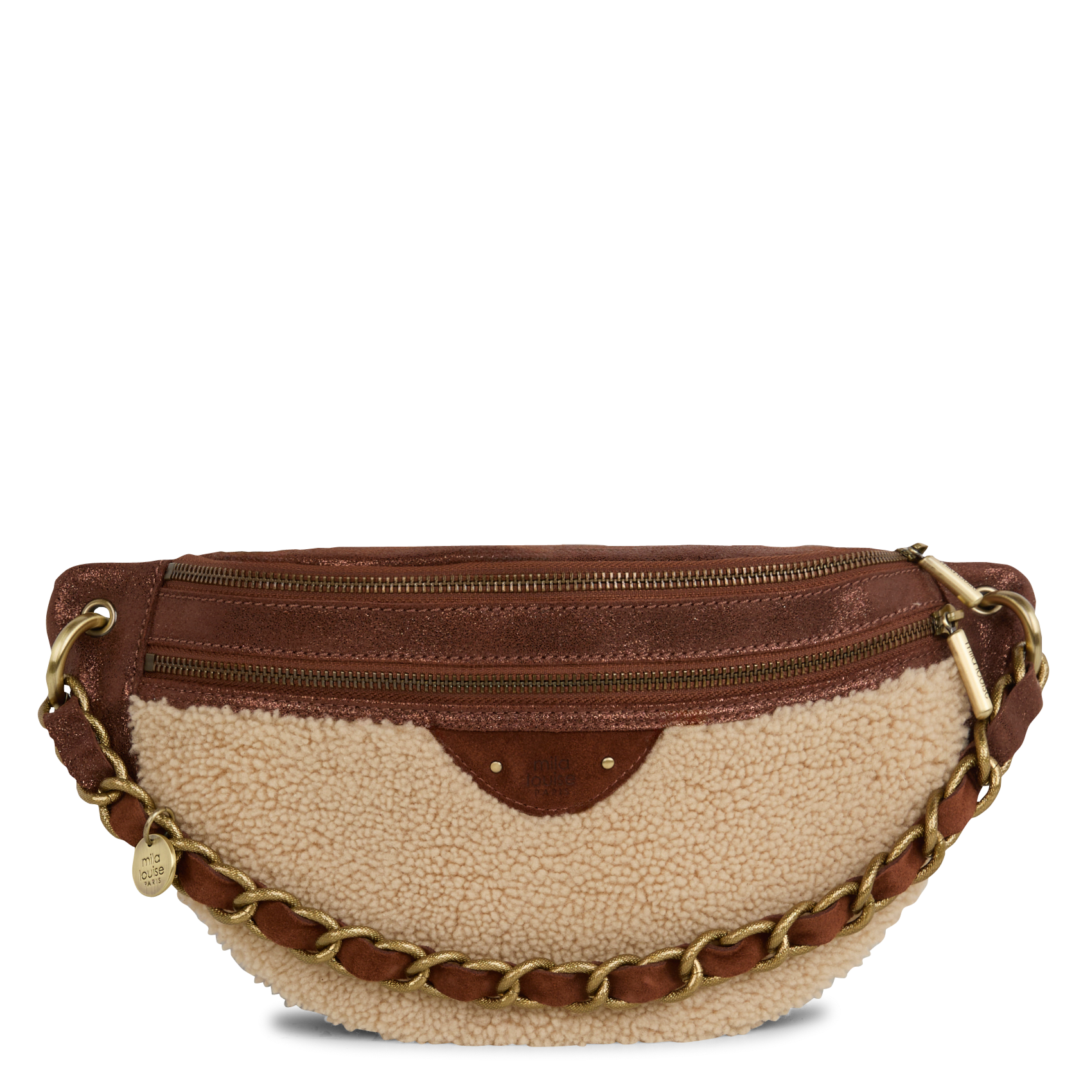 PETRA - Sac banane en cuir | Multicolore