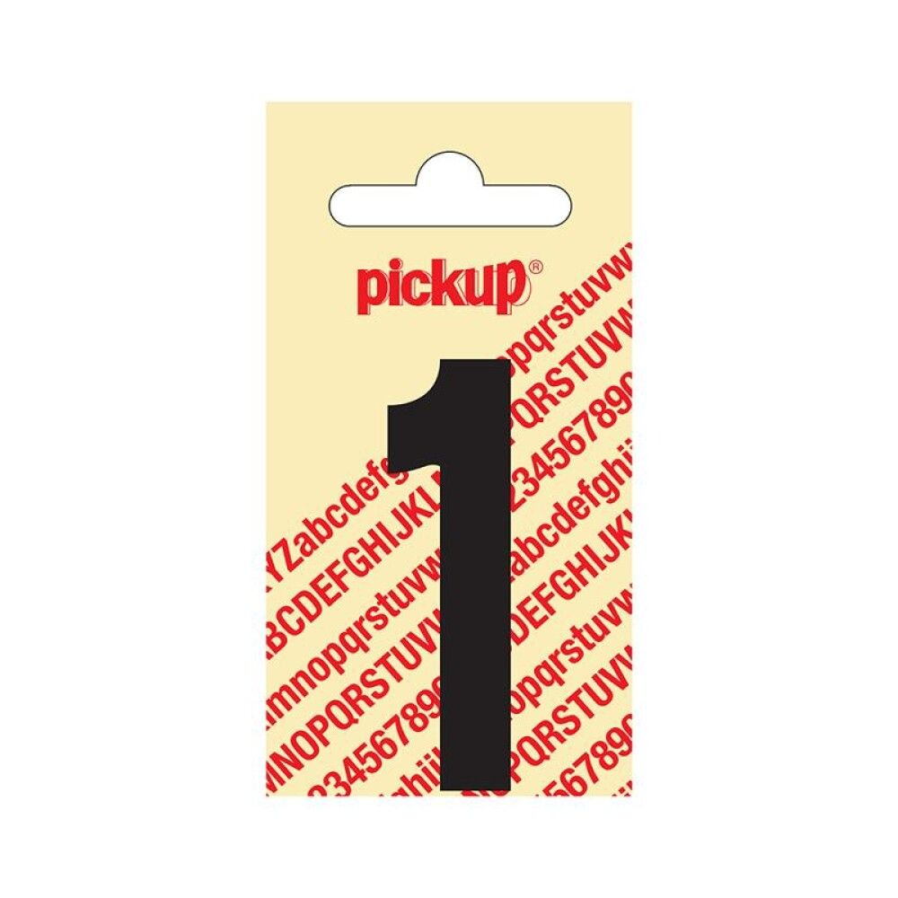NUMMER PICKUPNOBEL 60 MM 1 SVART